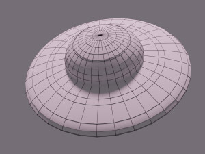 mars scene and ufo Model 3D