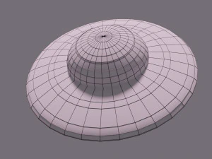 mars scene and ufo 3D Model