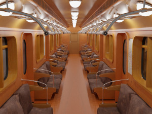 subway-underground interior 3D Модель
