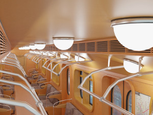 subway-underground interior 3D Модель