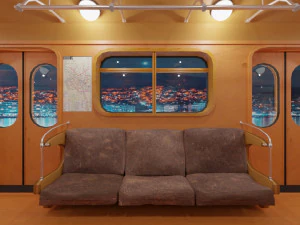 subway-underground interior 3D Model