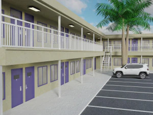 motel Modelo 3D