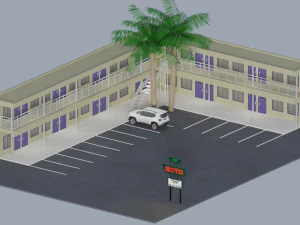 motel Modelo 3D