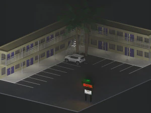 motel Modelo 3D