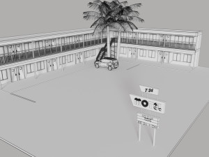 motel 3D Model