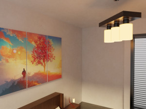 modern bedroom - hotel room 3D 모델