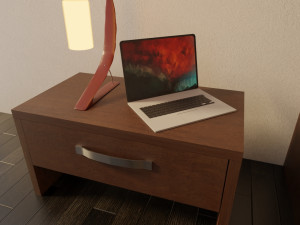 modern bedroom - hotel room 3D 모델