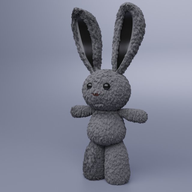 bunny toy 3D मॉडल .c4d .max .obj .3ds .fbx .stl .blend 