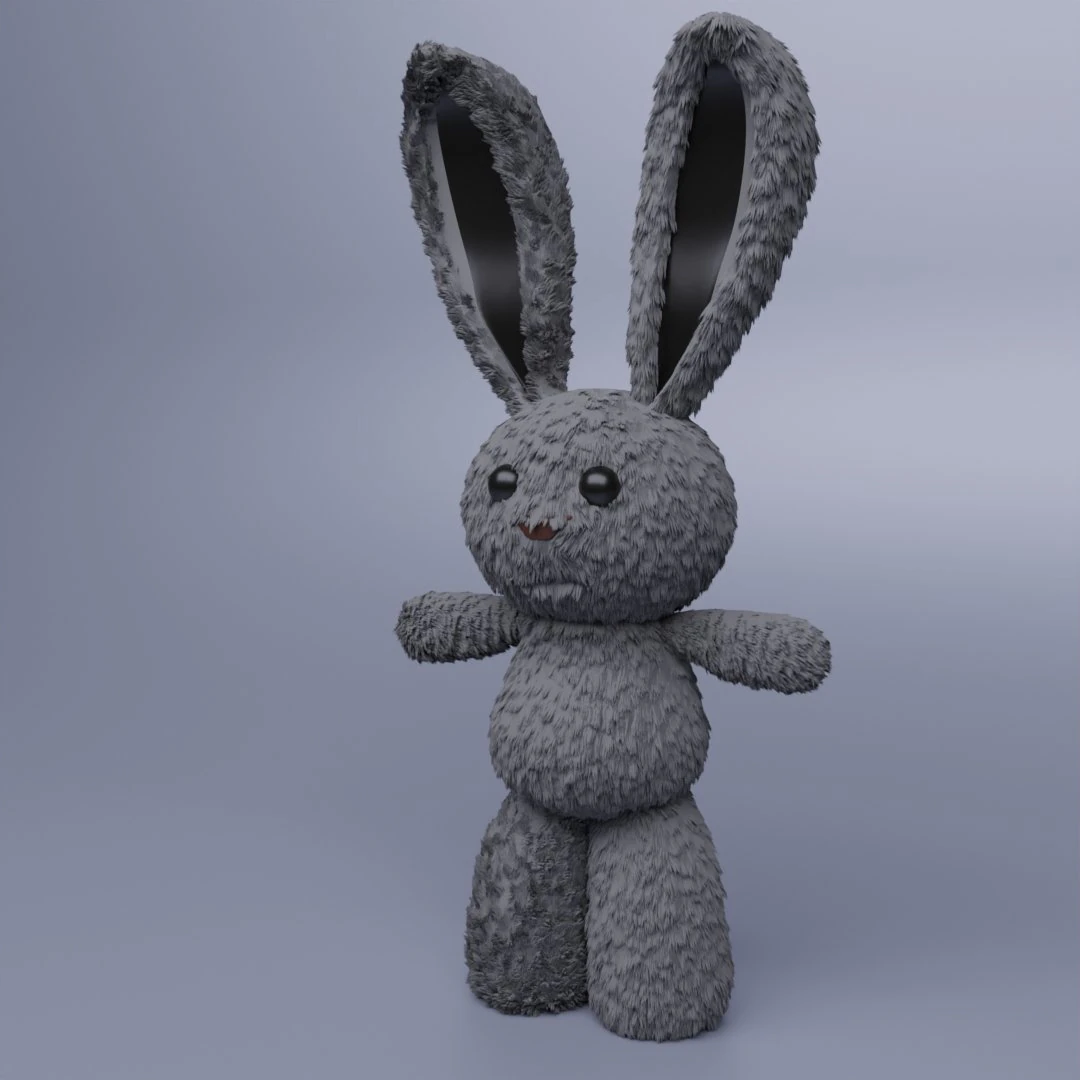 bunny toy 3D Model .c4d .max .obj .3ds .fbx .stl .blend 
