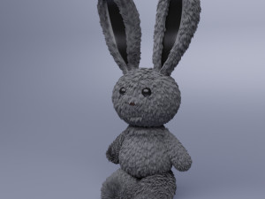 bunny toy 3D मॉडल