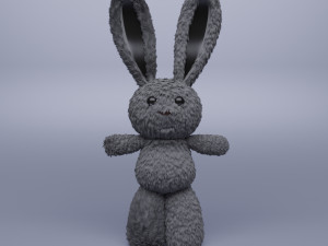 bunny toy 3D मॉडल