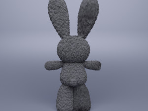 bunny toy 3D मॉडल