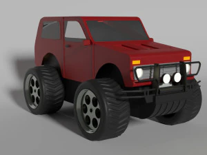 offroad car - rc car 3D Model