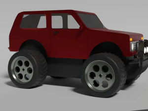 offroad car - rc car 3D Model