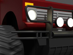 offroad car - rc car 3D Model