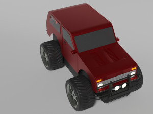 offroad car - rc car Modèle 3D