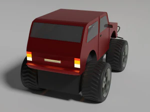 offroad car - rc car 3D Model