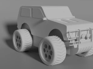 offroad car - rc car 3D Model