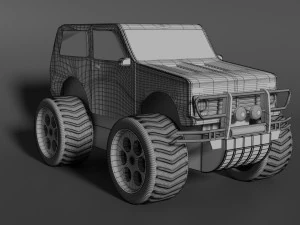 offroad car - rc car 3D Model