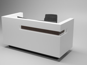 reception desk Model 3D