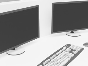 reception desk Modelo 3D