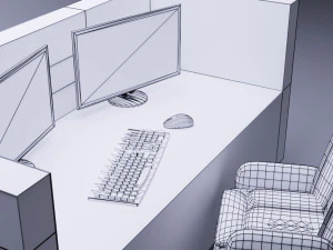 reception desk 3D Model
