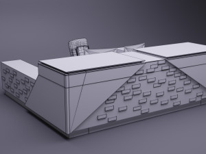 reception desk 3D मॉडल