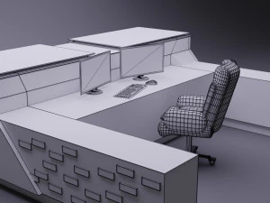 reception desk 3D Model