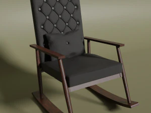 fotel bujany Model 3D