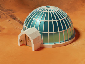 sci-fi iglo house 3D Model