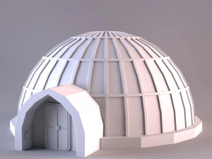 sci-fi iglo house 3D Model