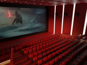 movie theater 3D Model