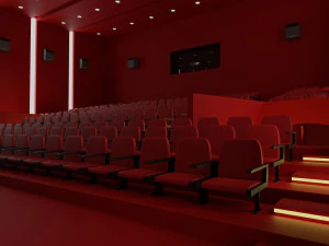 movie theater 3D Model
