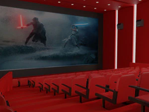 movie theater 3D Model