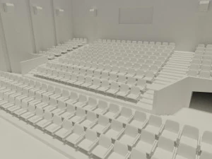 movie theater 3D Model