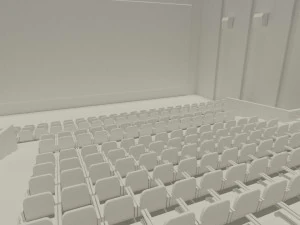 movie theater 3D Model