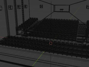 movie theater 3D Model