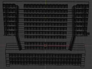 movie theater 3D 模型