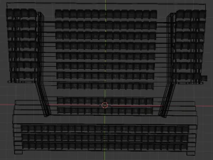 movie theater 3D Model