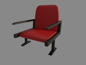 movie theater 3D 模型