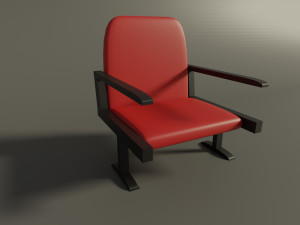 movie theater 3D 模型