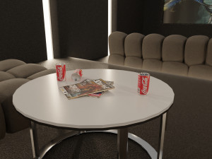 home cinema room 3D-Modell