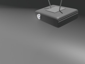 home cinema room 3D-Modell