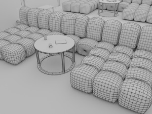 home cinema room 3D-Modell