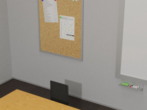 interior classroom scene Modèle 3D