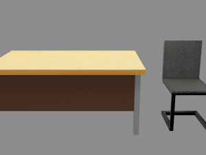 interior classroom scene Modèle 3D