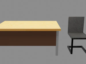 cena interior da sala de aula Modelo 3D