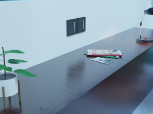 underwater hotel room Modelo 3D
