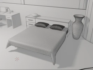 underwater hotel room 3D Model