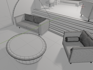 underwater hotel room Modelo 3D